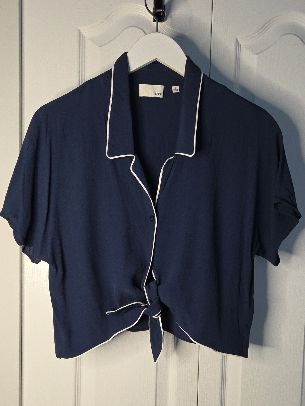 Wilfred Free Tie-Front Blouse